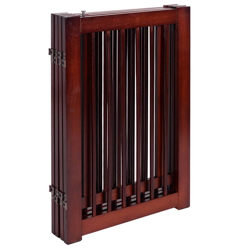 30" Configurable Folding 4 Panel Wood Fence - 80" x 30" x 0.8"