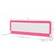 preview thumbnail 6 of 17, 71 Inch Extra Long Swing Down Bed Guardrail with Safety Straps - 71" x 14.5" x 22"