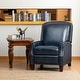 preview thumbnail 82 of 97, Gladis Cigar Genuine Leather Recliner with Nailhead Trim