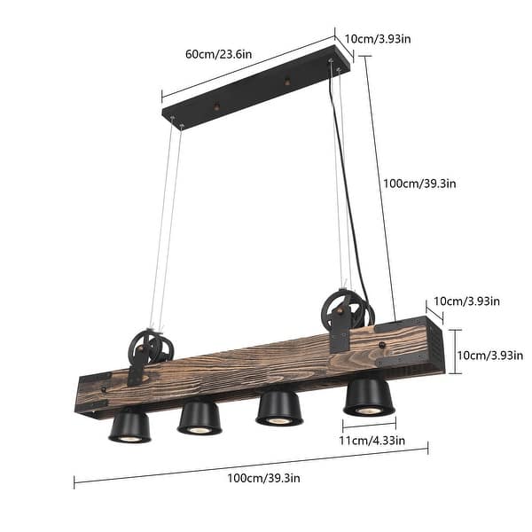 Curated visual reference: Fresh Look at Rustic Light Black Metal And Wood Beam Chandelier