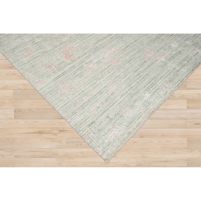 Hand Knotted 100% Wool Modern & Contemporary Oriental Area Rug Beige - 8' 1'' x 9' 9''