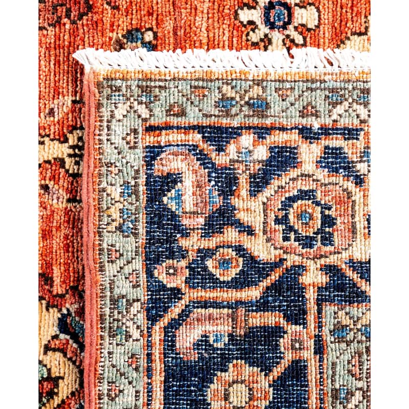 Serapi One-of-a-Kind Hand-Knotted Area Rug - Orange - 4' 3" x 6' 2"