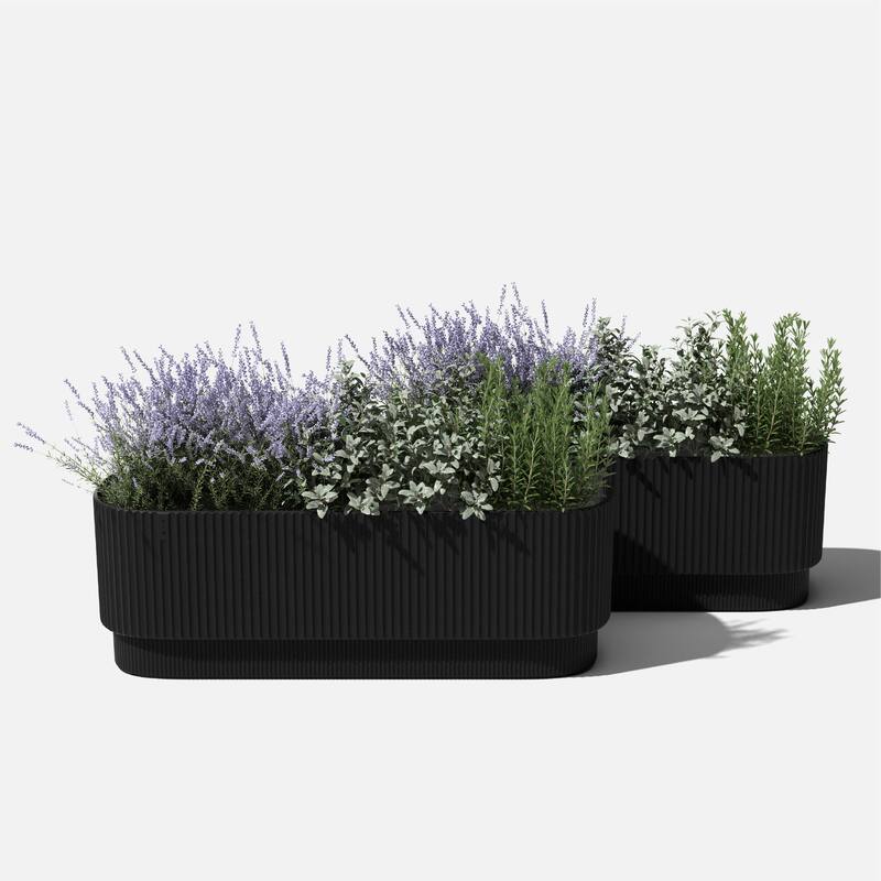 Veradek Demi Series 42'' Self-Watering Plastic Garden Bed