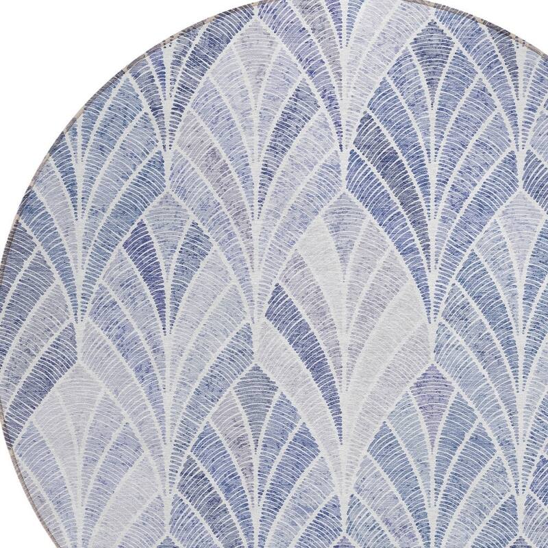 HomeRoots Geometric Transitional Rectangle Outdoor Rug