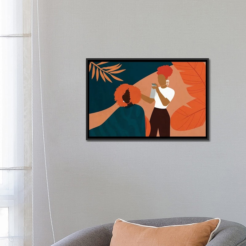 iCanvas "Salon No. 1" by Domonique Brown Framed Canvas Print