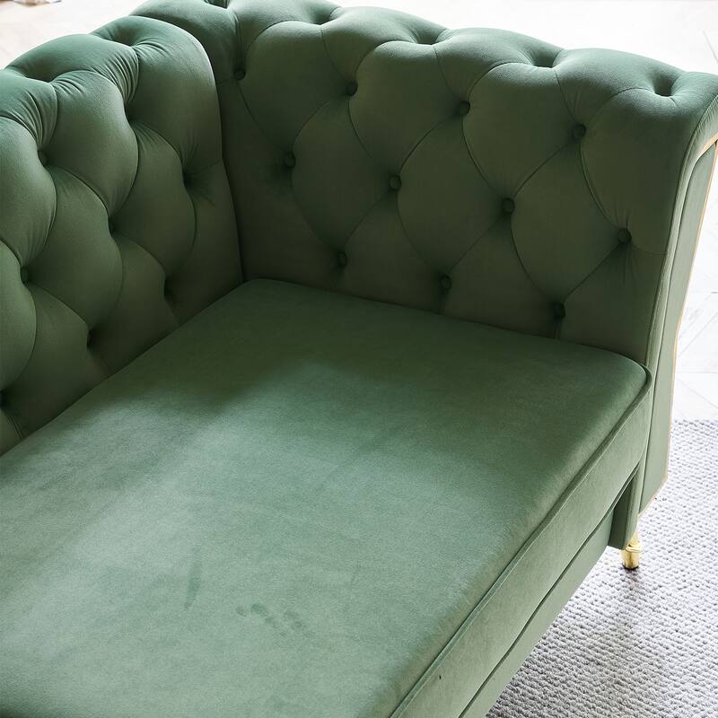 Modern Tufted Velvet Sofa