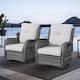 Option Grey Wicker / Beige Cushion