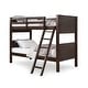 preview thumbnail 11 of 15, Dylan Transitional Walnut Solid Wood Convertible Bunk Bed by Furniture of America