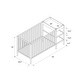 preview thumbnail 10 of 14, Ema 3-in-1 Convertible Crib & Changer Combo