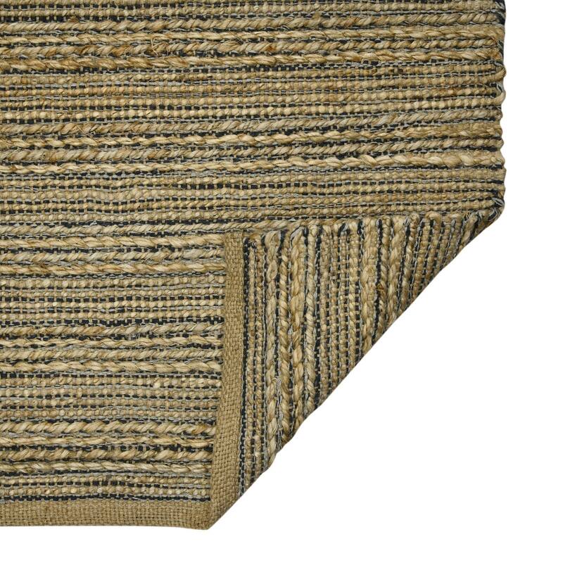 HomeRoots Striped Lodge Rectangle Area Rug