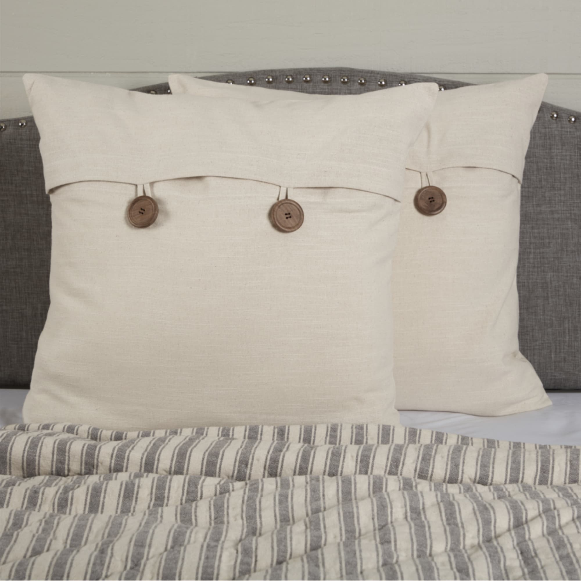 Market Place Natural Fabric Euro Sham