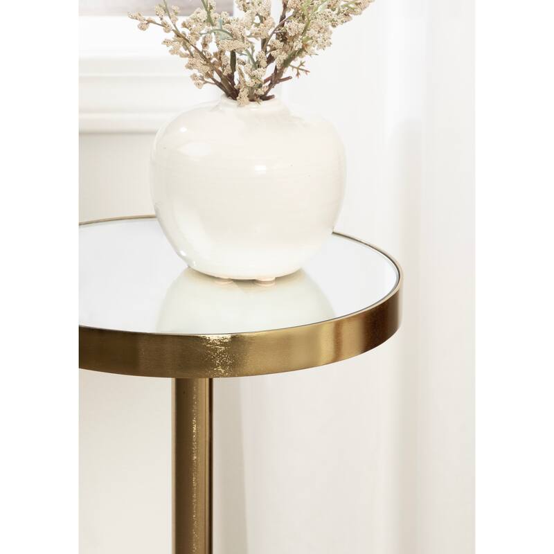 Kate and Laurel Hescott Mirrored Drink Table