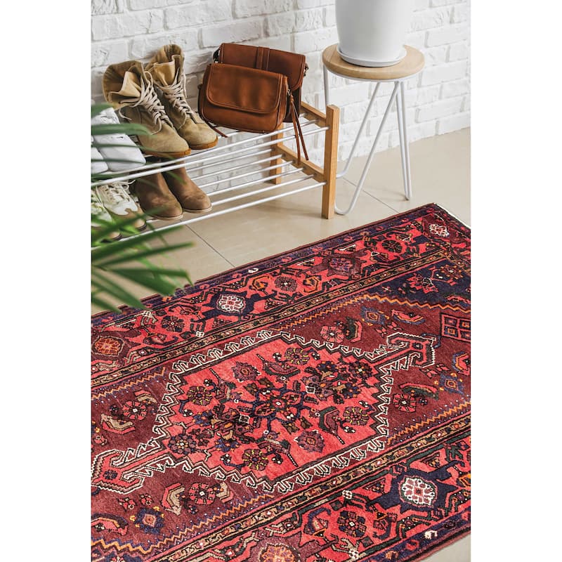 ECARPETGALLERY Hand-knotted Anadol Red Wool Rug - 4'5 x 6'9