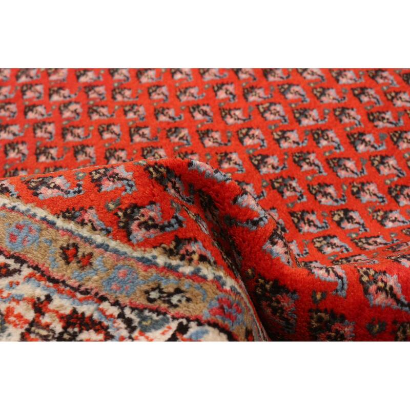 ECARPETGALLERY Hand-knotted Royal Sarough Red Wool Rug - 3'3 x 4'11