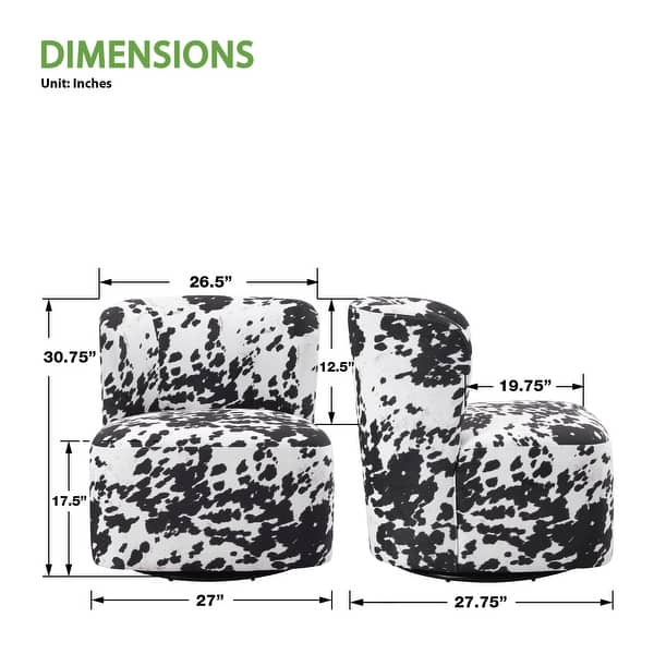 dimension image slide 1 of 7, Lucia Swivel Chair