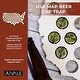 preview thumbnail 2 of 4, USA Map Beer Cap Traps 24" x 14" Beer Bottle Cap Collector, Holds 69 Bottle Caps - 24" x 14"