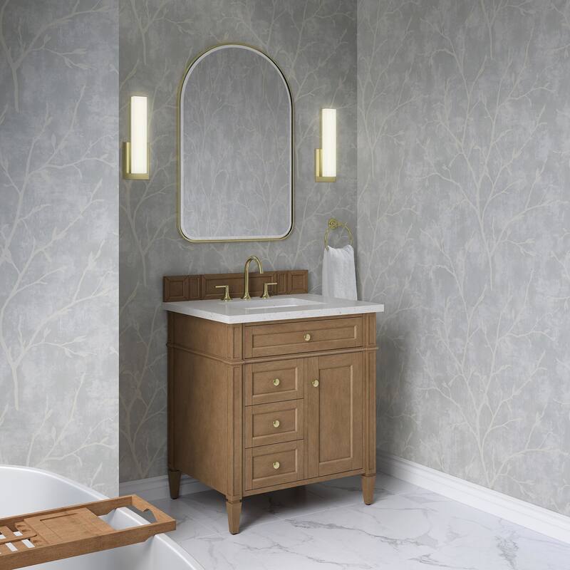 James Martin Vanities 655-V30-3LDL Brittany 30" Free Standing Single