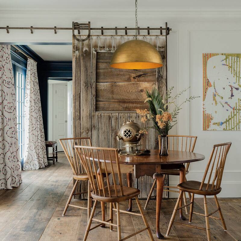 4-Light Modern Vintage Chandelier Dome Pendant Light - 23.62''