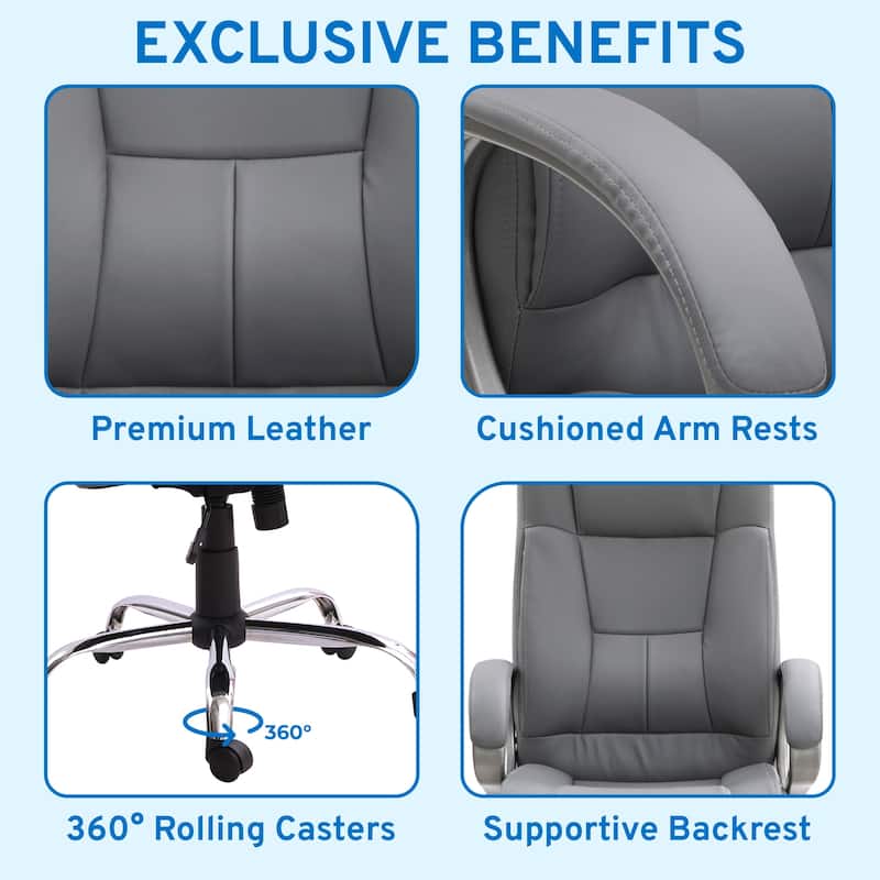 Executive Office Chair High Back Desk Chair with Lumbar Support