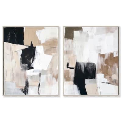Endless Contrast Canvas Set of 2 by Art Remedy