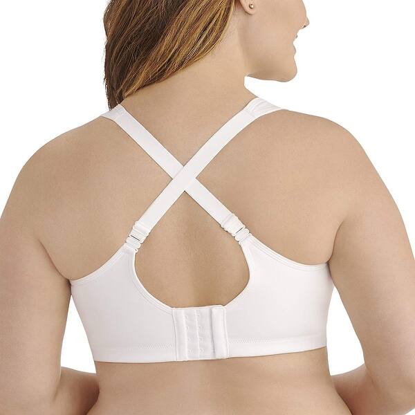 Shop Vanity Fair Women S Sport Full Figure Wirefree Bra 71500 Star White Size 38dd Overstock 29623023