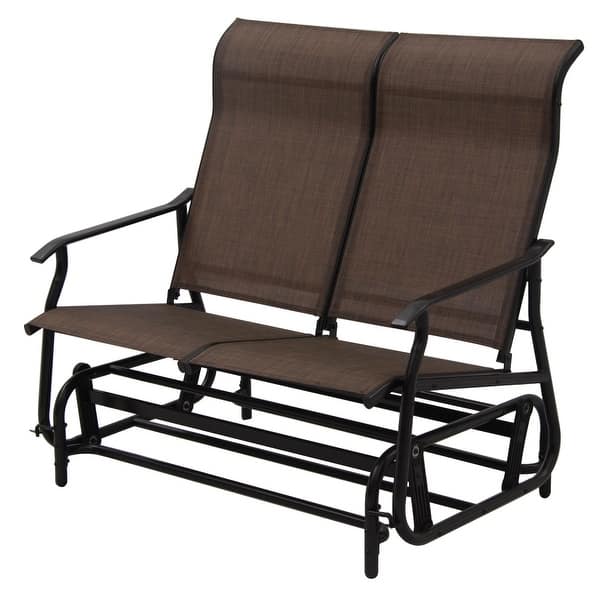 Shop Costway 2 Person Patio Glider Rocking Bench Double Chair
