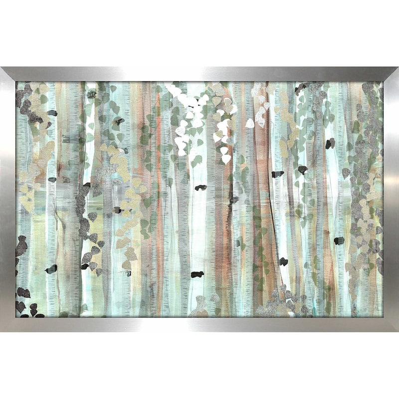 "Spring Birch Meadow" by Susan Jill Print on Acrylic