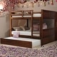 preview thumbnail 40 of 48, Multi-functional Full Over Full Bunk Bed With Twin Size Trundle For Bedroom,Dorm,Adults,Kids