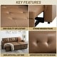 preview thumbnail 61 of 71, Reversible Sectional Sleeper Sofa with Storage Chaise & Pull-Out Bed