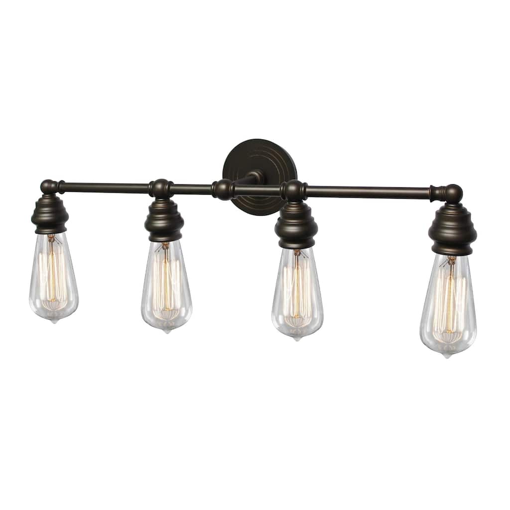 AA Warehousing Tiffany 4-light Oil Rubbed Bronze Vanity Light