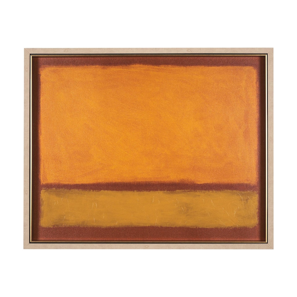 Langarfoss by Maja Gunnarsdottir a Hand Embellished Textured Framed Art Print