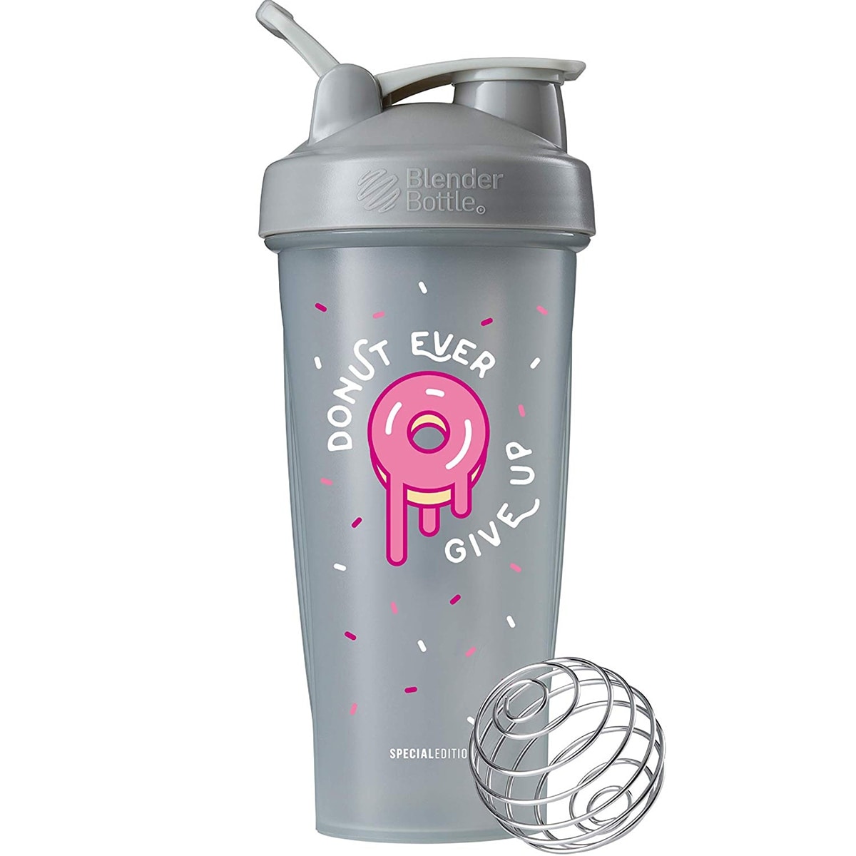 https://ak1.ostkcdn.com/images/products/is/images/direct/d9fcaa80a7f97a5695c82ee1d9cefef9a8d91775/Blender-Bottle-Special-Edition-28-oz.-Shaker-with-Loop-Top---Donut-Ever-Give-Up.jpg