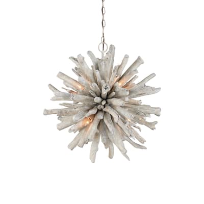 Currey & Company Kuka Pendant - 25"h x 25"dia