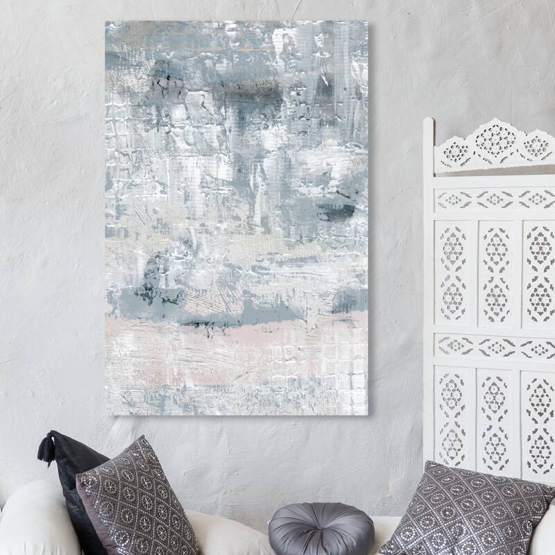 Wynwood Studio Canvas Abstract Good Choice White and Modern & Contemporary Wall Art Canvas Print - 45 x 30