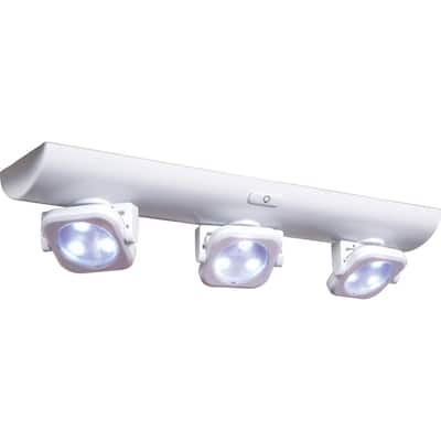 LED White Under Cabinet Swivel Lights - 11.81 x 2.24 x 2.68