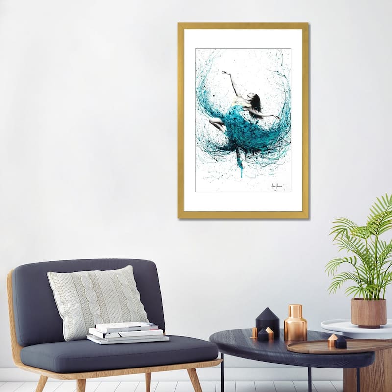 iCanvas "Teal Dancer" by Ashvin Harrison