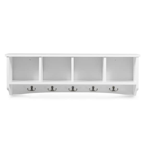 Wall Mounted Storage Shelf Hanging Coat Rack Display Stand Bed Bath & Beyond 32902421