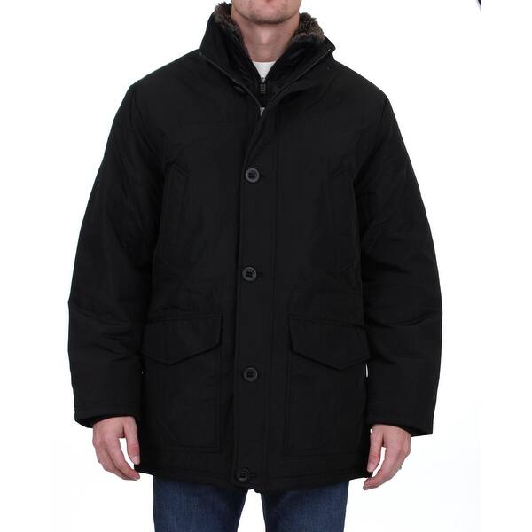 Shop Weatherproof Men S Water Resistant Faux Fur Oxford Anorak