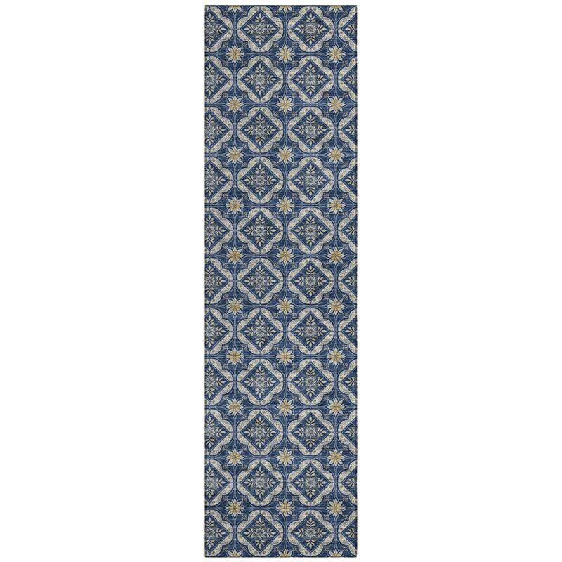 Machine Washable Indoor/ Outdoor Contemporary Granby Chantille Rug