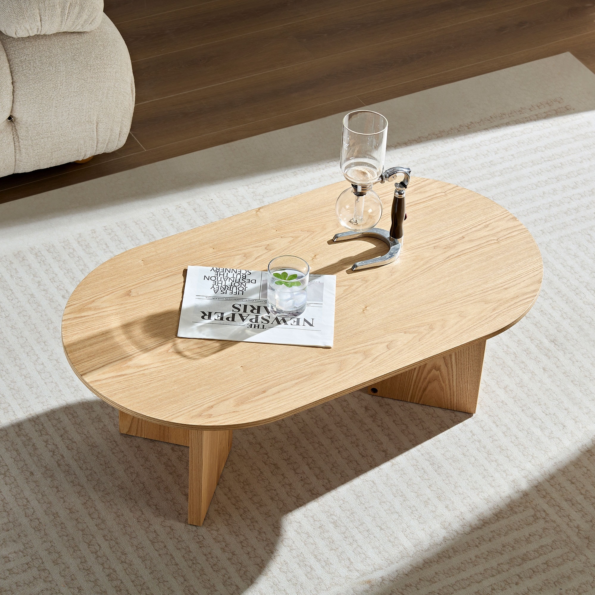 Console Table Sofa Table Cocktail Table Coffee Table, Oak