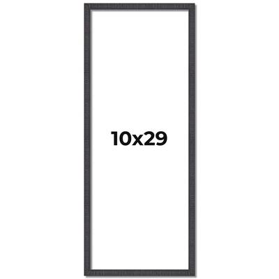 10x29 Frame Brown Picture Frame - Complete Modern Photo Frame Includes