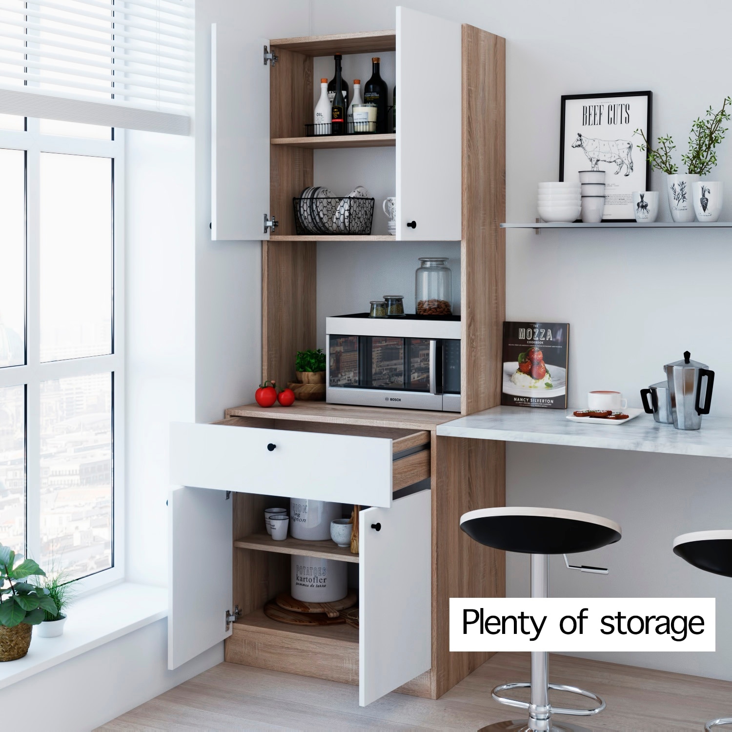 Living Skog Scandi Pantry Kitchen Storage Bed Bath & Beyond