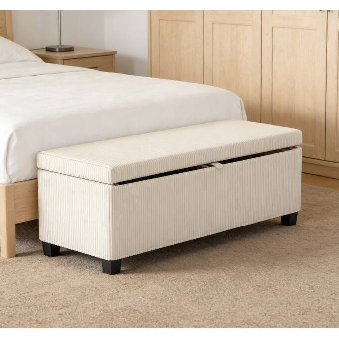 End of Bed Bench for Your Home,Ottoman Bench with Storage, Lid, Legs