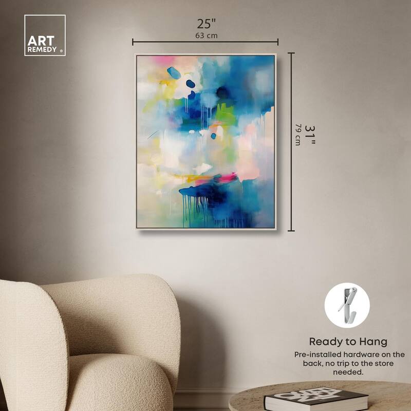 Prismatic Weeps Color I Canvas by Art Remedy