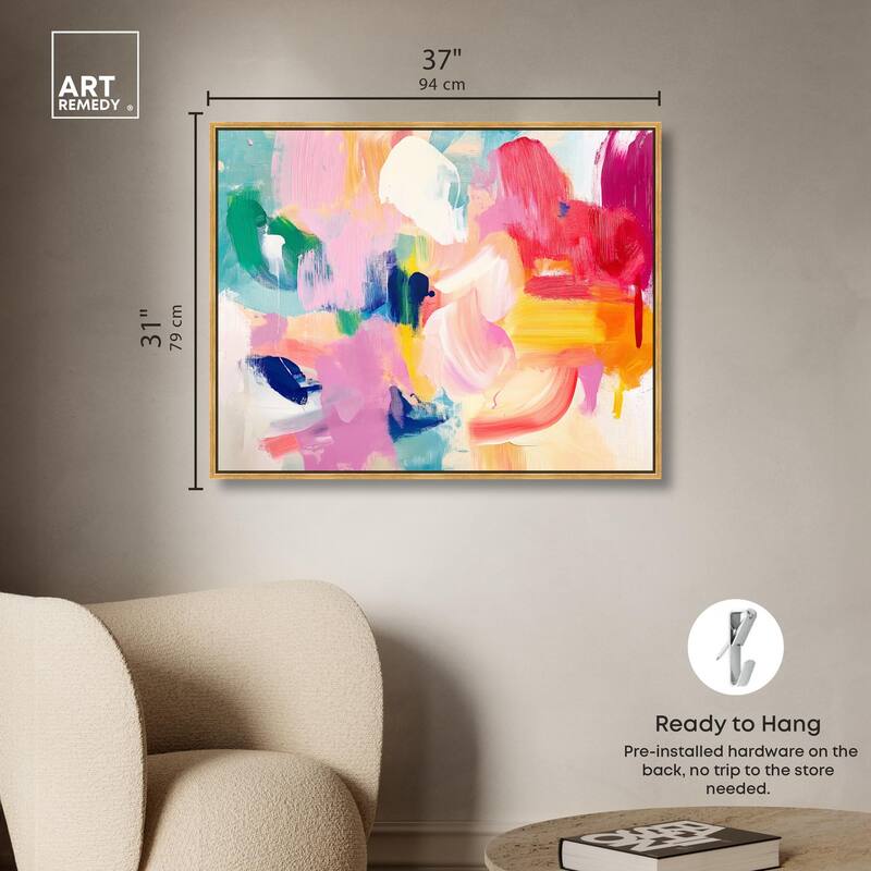 Pigment Play I Canvas by Art Remedy