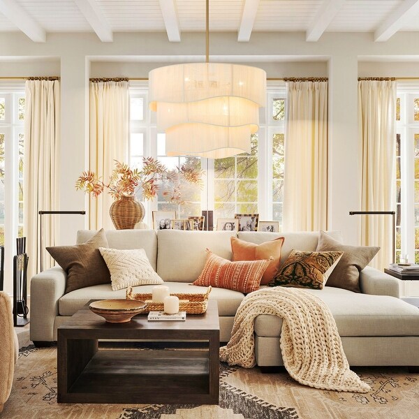 Pottery barn rope chandelier sale