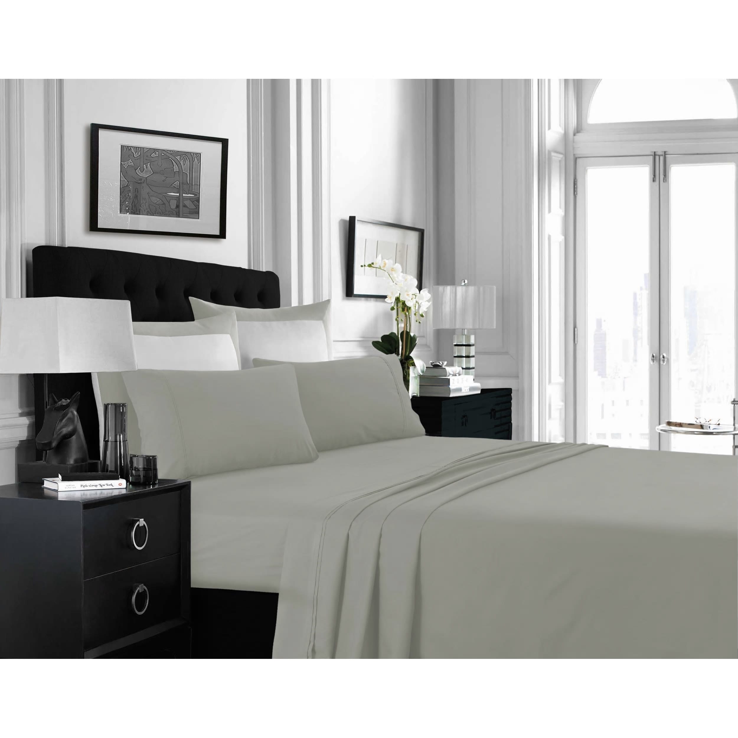 Super Soft Extra Deep Pocket Bed Sheet Set with Oversize Flat On Sale Bed Bath Beyond 10223977