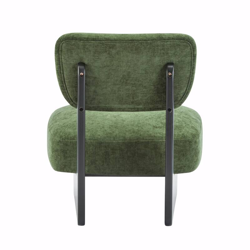 Minimalist Accent Chairs Set - Wood Frame