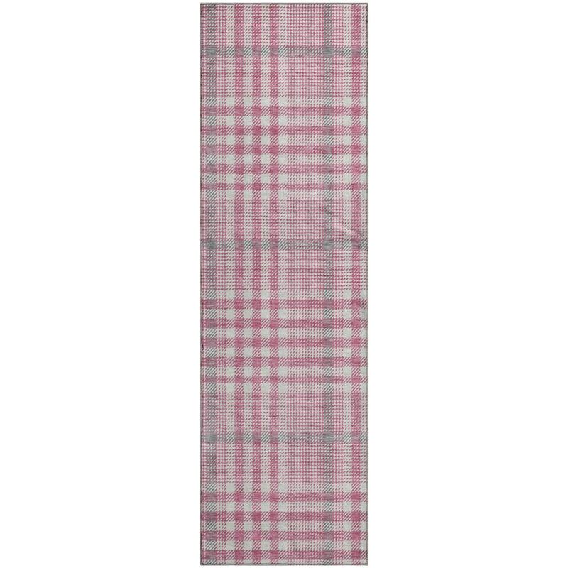 Premium Washable Super Soft Modern Plaid Mayfield Rug