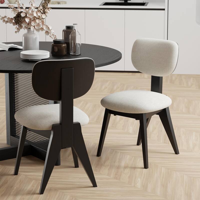 Solid Wood Dining Chairs(Set Of 2) - 21*19*33